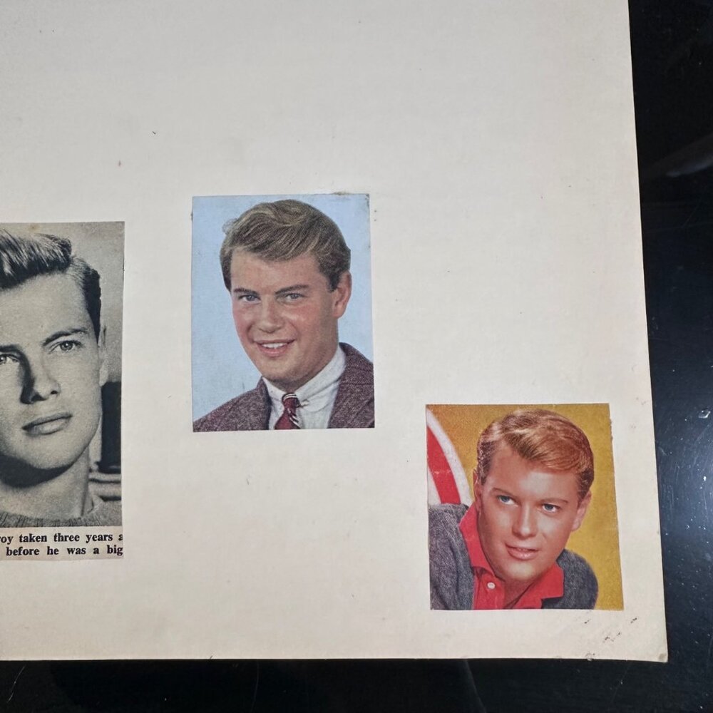Vintage 1960s Troy Donahue Fan Biography With Magazine Clippings - Picture 5 of 9
